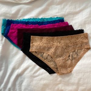 Victoria’s Secret Lace Panties Size L (all 6 colors)